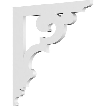 Preston Architectural Grade PVC Bracket, 5/8W X 14D X 14H